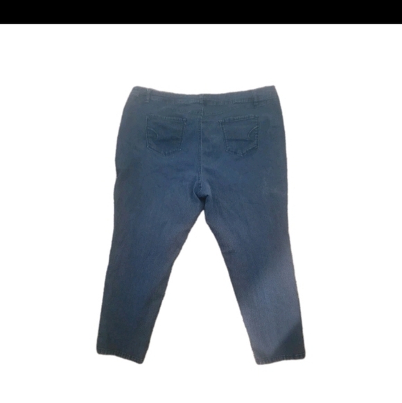 Dark Blue Denim Jeggings - Picture 5 of 7